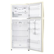 LG Frigorifero doppia porta | Classe E, 438L | Wi-Fi, Door&Linear Cooling, Gestione umidità, Maniglie esterne, No frost | Sabbia, GTB574SEHZD