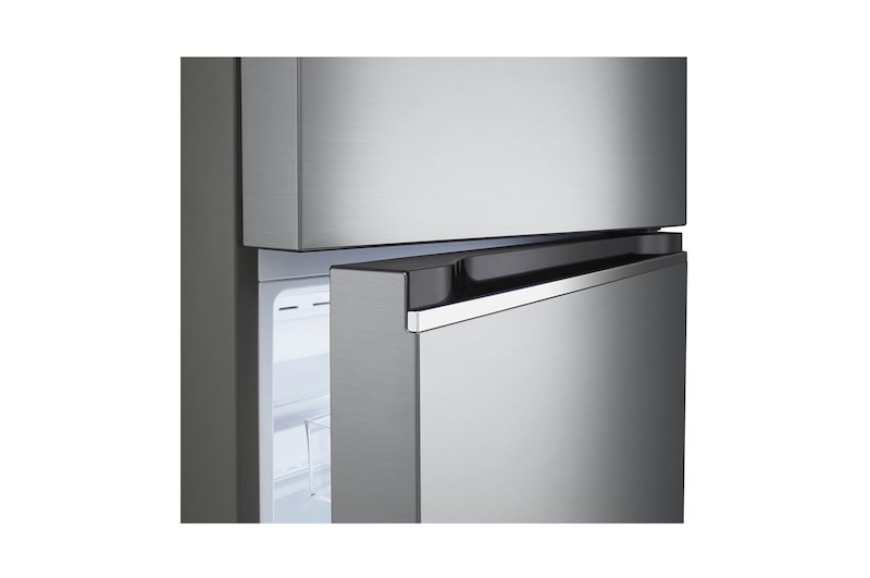 LG Frigorifero doppia porta 60cm | Classe E, 335L | Porte piatte, Door & Linear Cooling, Maniglie integrate, No frost | Inox, GTBV38PZGKD