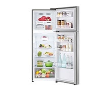 LG Frigorifero doppia porta 60cm | Classe E, 335L | Porte piatte, Door & Linear Cooling, Maniglie integrate, No frost | Inox, GTBV38PZGKD