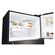 LG Frigorifero doppia porta | Classe E, 509L | Wi-Fi, Dispenser senza allaccio, Door & Linear Cooling, Gestione umidità | Nero, GTF744BLPZD