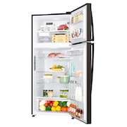 LG Frigorifero doppia porta | Classe E, 509L | Wi-Fi, Dispenser senza allaccio, Door & Linear Cooling, Gestione umidità | Nero, GTF744BLPZD