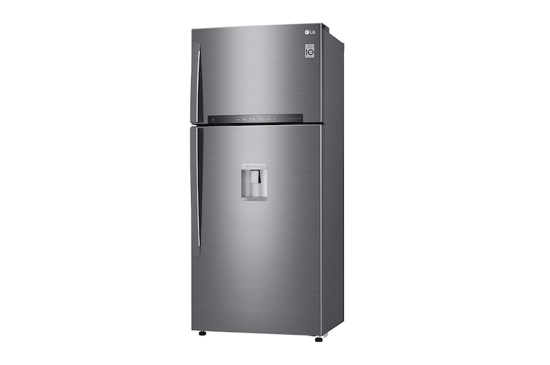 LG Frigorifero doppia porta | Classe E, 592L | Wi-Fi, Door & Linear Cooling, Gestione umidità, Dispenser acqua, No frost | Inox, GTF916PZPYD