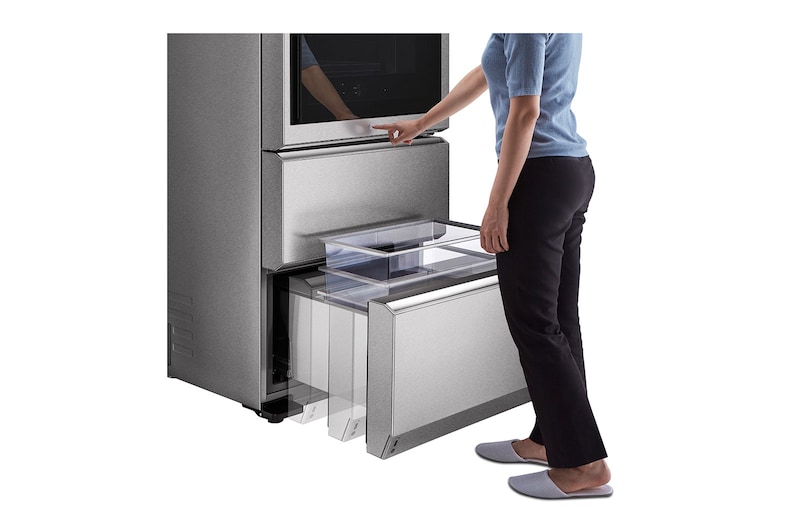 LG SIGNATURE Frigorifero Combinato Classe energetica F Instaview Door in Door, LSR200B