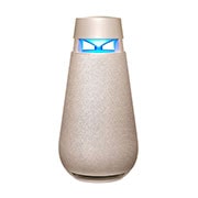 LG XBOOM 360 | Speaker omnidirezionale 50W Serie XO3 | Illuminazione emozionale, IP54, Bluetooth 5.1, Autonomia 24 ore | Beige, XO3QBE