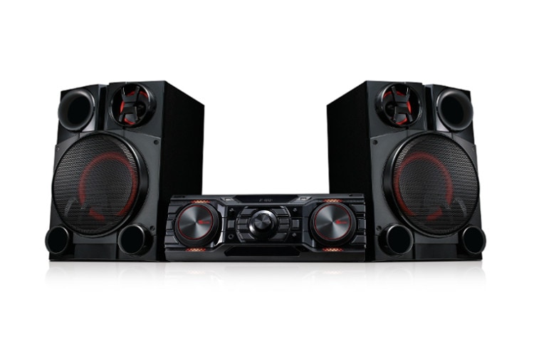 LG XBOOM Sistema audio Mini Hi-Fi da 2000W con subwoofer, funzione Smart DJ e compatibile Bluetooth., CM8350