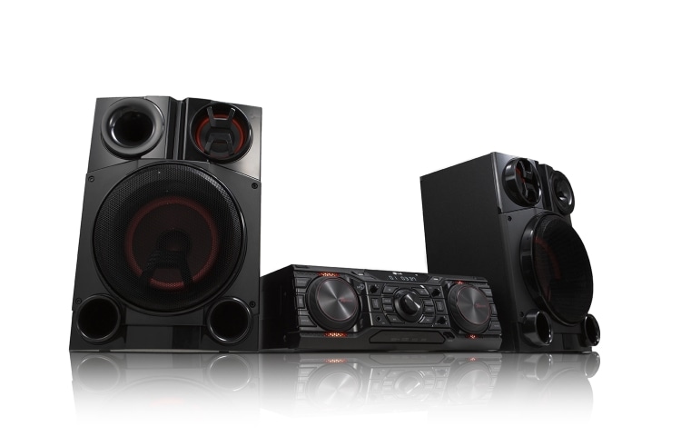 LG XBOOM Sistema audio Mini Hi-Fi da 2000W con subwoofer, funzione Smart DJ e compatibile Bluetooth., CM8350