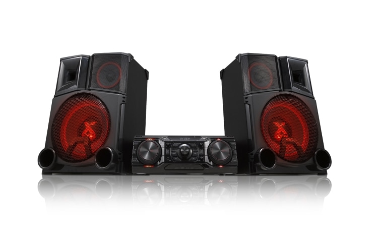 LG XBOOM Sistema audio mini hi-fi 2.2 ch da 3000w con subwoofer, funzione smart dj e compatibile bluetooth., CM9750