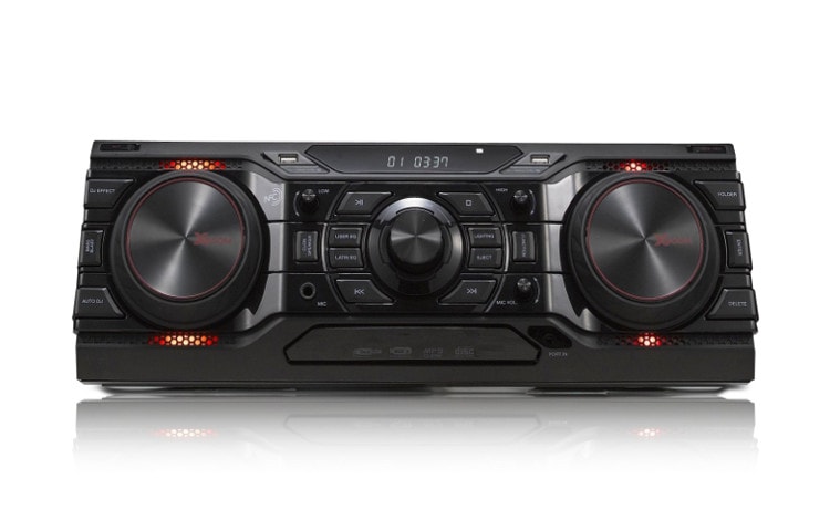 LG XBOOM Sistema audio mini hi-fi 2.2 ch da 3000w con subwoofer, funzione smart dj e compatibile bluetooth., CM9750