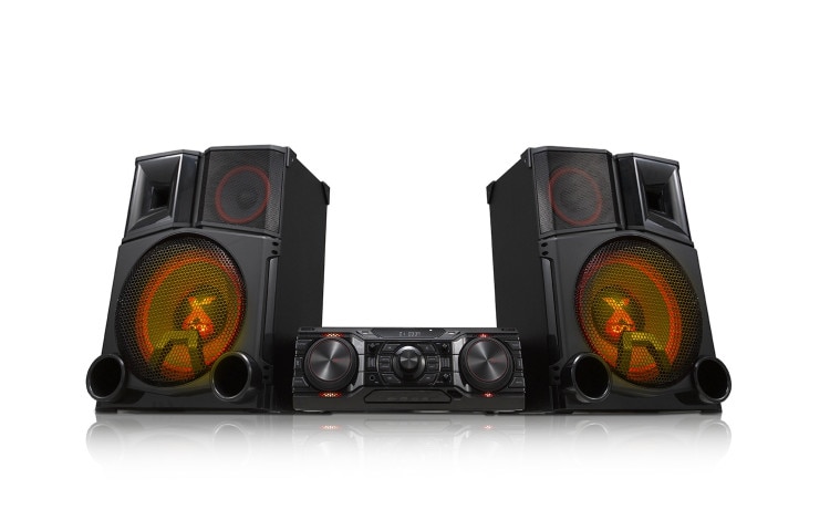 LG XBOOM Sistema audio mini hi-fi 2.2 ch da 3000w con subwoofer, funzione smart dj e compatibile bluetooth., CM9750
