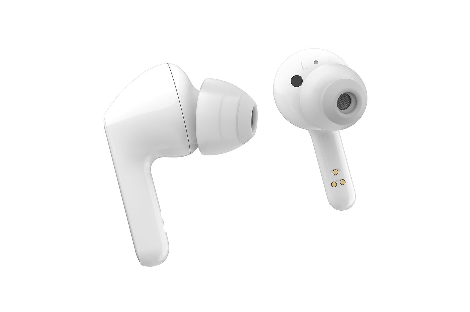 LG Tone Free FN6 White Cuffie True Wireless Bluetooth Meridian Audio con custodia UVnano, FN6.ABEUWH