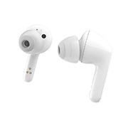 LG Tone Free FN6 White Cuffie True Wireless Bluetooth Meridian Audio con custodia UVnano, FN6.ABEUWH