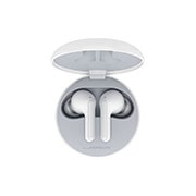LG Tone Free FN6 White Cuffie True Wireless Bluetooth Meridian Audio con custodia UVnano, FN6.ABEUWH
