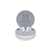 LG Tone Free FN6 White Cuffie True Wireless Bluetooth Meridian Audio con custodia UVnano, FN6.ABEUWH