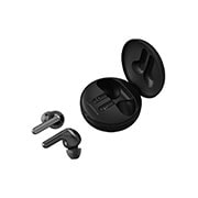 LG Tone Free FN7 Black Cuffie True Wireless Bluetooth Meridian Audio ANC con custodia UVnano, FN7