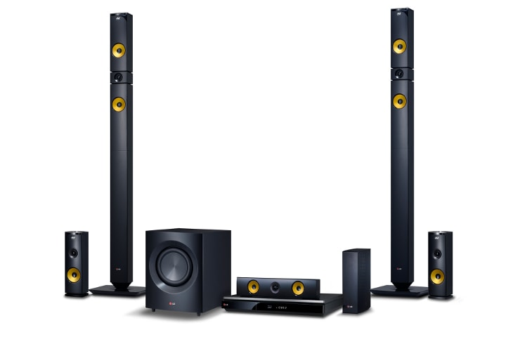 LG Home Theater LG 9.1 ch Smart 3D Blu-ray con casse in fibra di aramide, BH9530TW