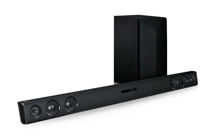 LG Soundbar 2.1 ch 200W Subwoofer via cavo   , LAS453B