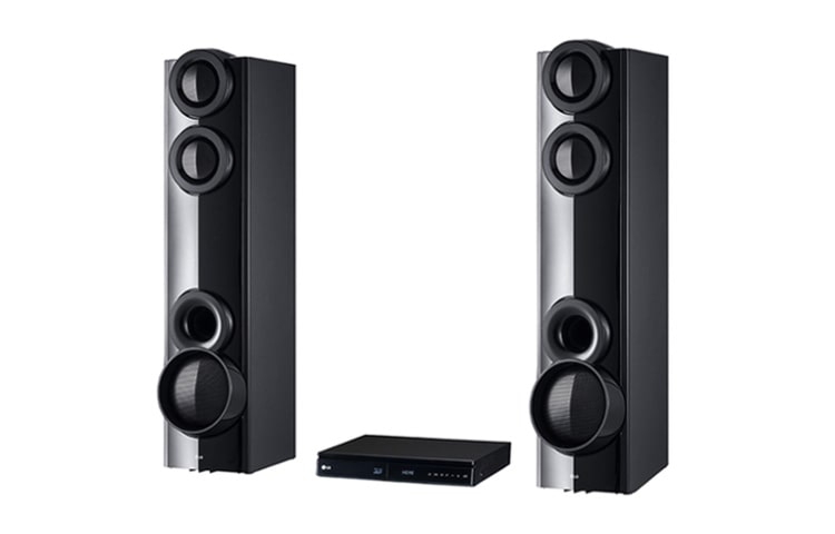 LG Sistema Home-Cinema Blu-ray 3D 4.2 ch 1000W Doppio Subwoofer Smart TV  , LHB675