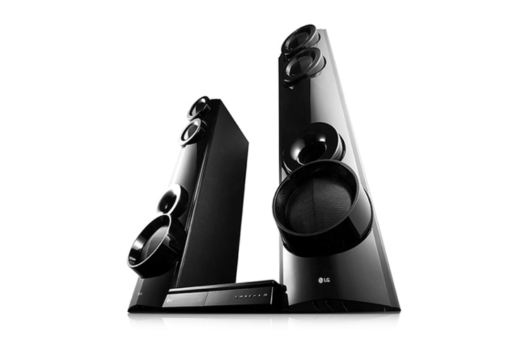 LG Sistema Home-Cinema Blu-ray 3D 4.2 ch 1000W Doppio Subwoofer Smart TV  , LHB675
