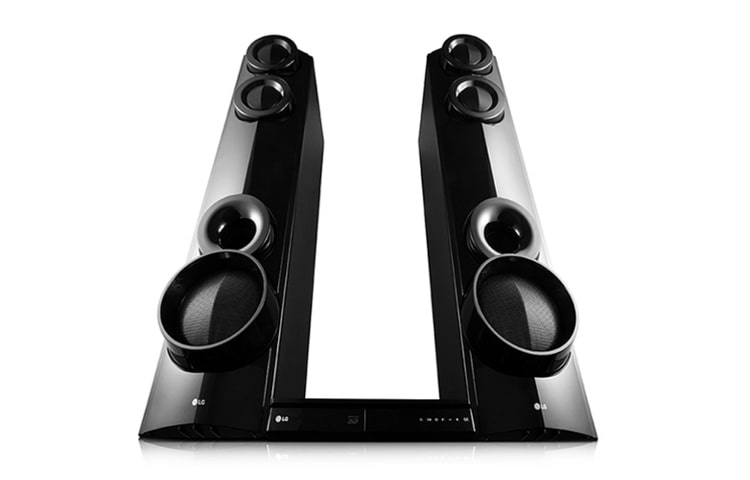 LG Sistema Home-Cinema Blu-ray 3D 4.2 ch 1000W Doppio Subwoofer Smart TV  , LHB675