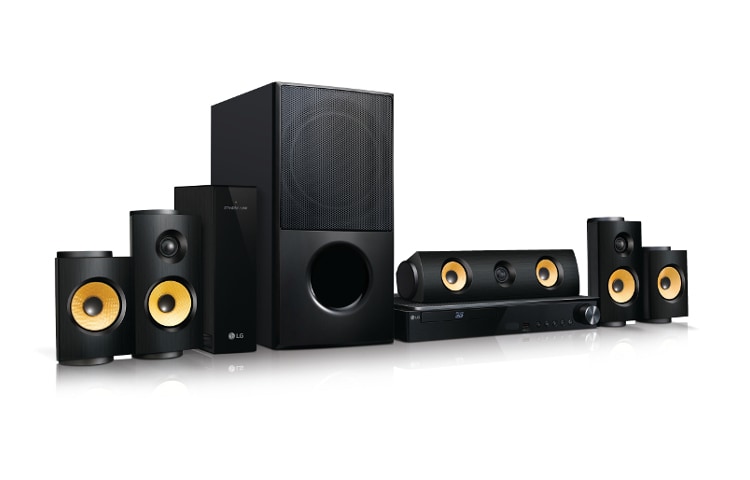 LG Sistema Home-Cinema Blu-ray 3D 5.1 ch 1200W Wi-Fi integrato Smart TV  , LHB725W