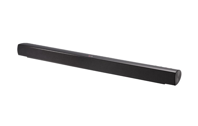 LG Sound Bar, amplificatore audio 2.1ch da 120W, con subwoofer, compatibile con Bluetooth e montabile a muro., NB2540