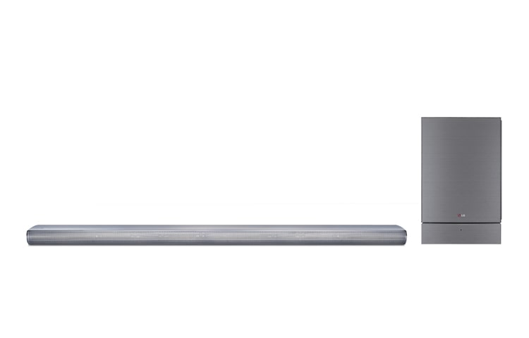 LG Sound Bar, amplificatore audio 4.1ch da 320W, con subwoofer wireless, compatibile con Bluetooth e montabile a muro., NB4540