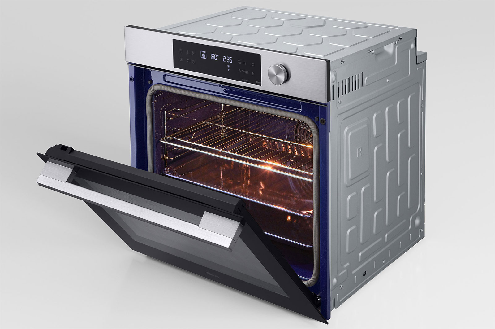 LG Forno InstaView | 76L Classe A+ | Air Fry, Air Sous Vide, Pizza, EasyClean, Pirolisi, 15 modalità di cottura, Wi-Fi | Inox, WSED7612S