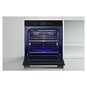 LG Forno 100% vapore InstaView | 76L Classe A++ | Display touch 4,3", Air Fry, Steam Sous Vide, Pizza, EasyClean, Wi-Fi | Nero, WSED7667M