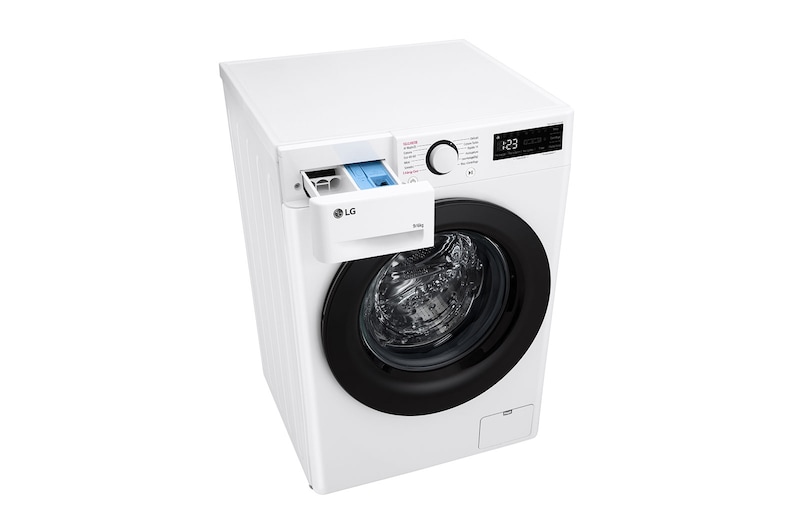 LG Lavasciuga 9/6kg AI DD | Serie R3 Classe D / A-10% | 1400 giri, Lavaggio a vapore, Allergy Care, Eco Hybrid, Smart diagnosis | Bianca, D4R3009NSWB