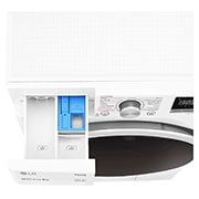 LG Lavasciuga 8/6kg AI DD | Serie E4 Classe E | 1400 giri, Lavaggio a vapore, Allergy Care | Bianca, F4DE408AIDD