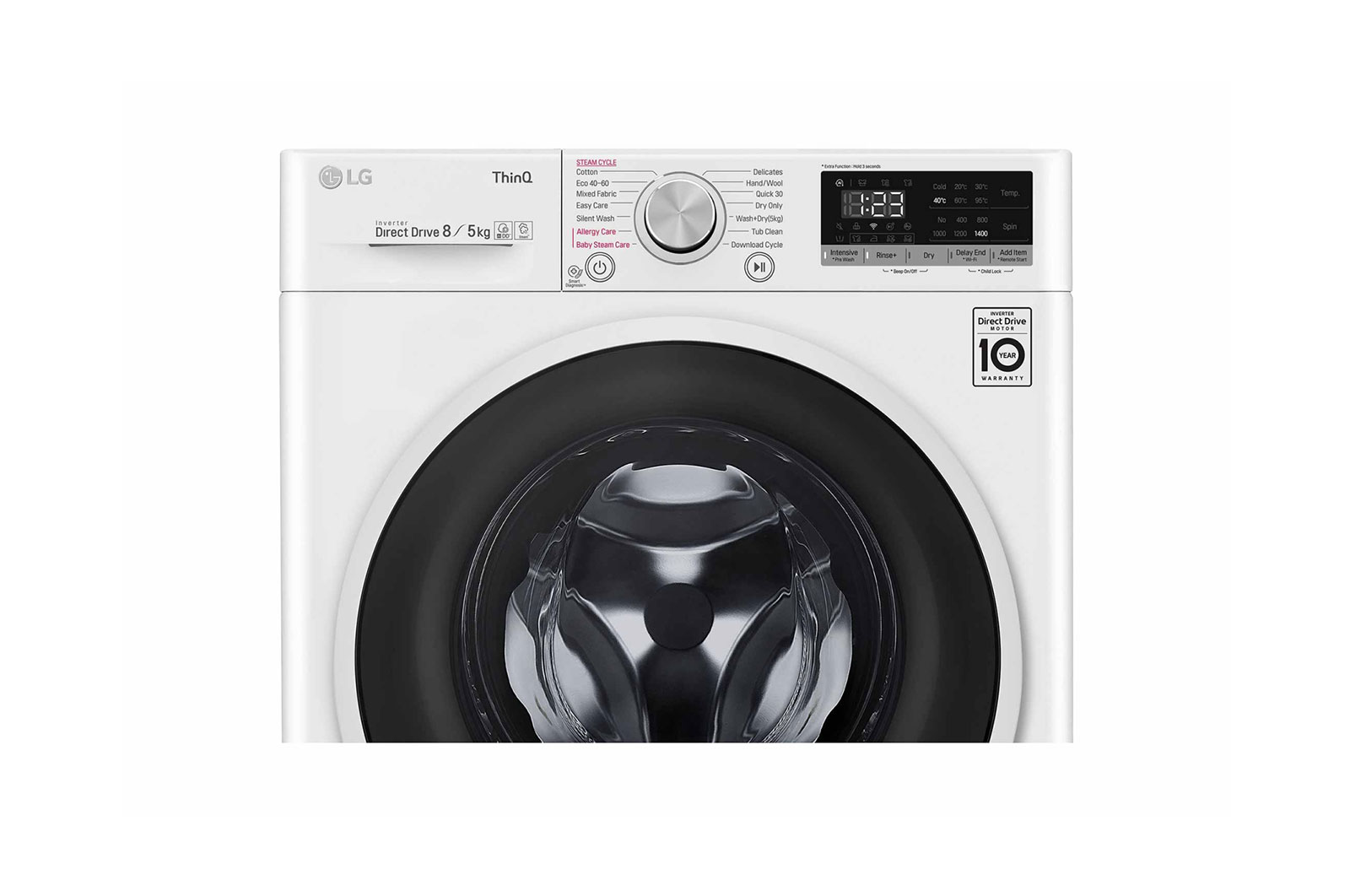 LG Lavasciuga Smart AI DD™ 8/5 kg Classe energetica E, F4DT408AIDD