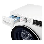 LG Lavasciuga 9/6kg AI DD | Serie V5 Classe E | 1400 giri, TurboWash, Vapore, Autodosaggio, Allergy Care, Wi-Fi | Bianca, F4DV509H1EA