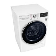 LG Lavasciuga 10,5/7kg AI DD | Serie V7 Classe E | 1400 giri, TurboWash 360, Vapore, Autodosaggio, Allergy Care, Wi-Fi | Bianca, F4DV710H2EA