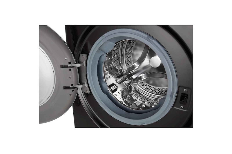 LG Lavasciuga 10,5/7kg AI DD | Serie V7 Classe E | 1400 giri, TurboWash 360, Vapore, Allergy Care, Eco Hybrid, Wi-Fi | Nera, F4DV710H2SE