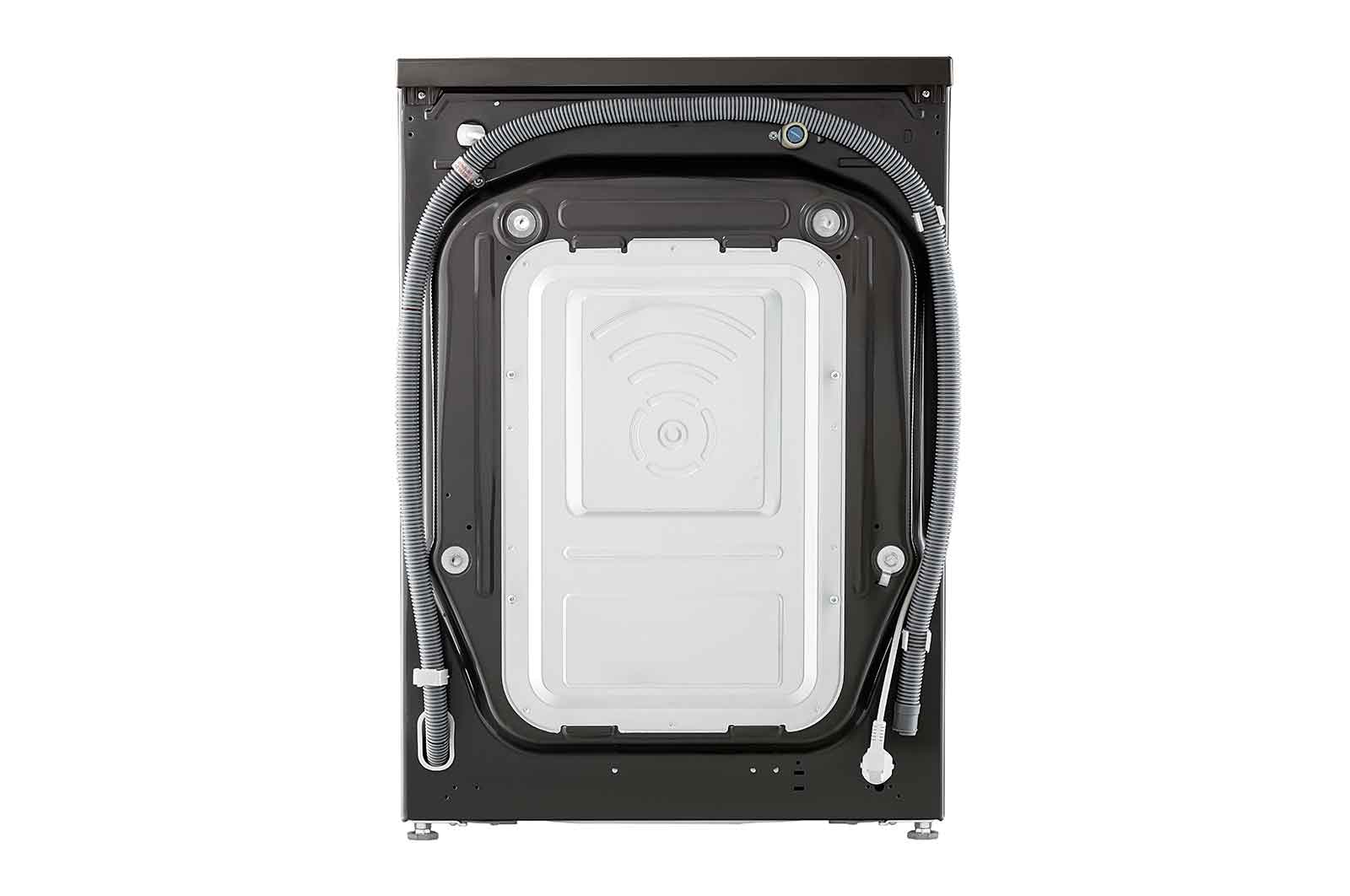 LG Lavasciuga 10,5/7kg AI DD | Serie V7 Classe E | 1400 giri, TurboWash 360, Vapore, Allergy Care, Eco Hybrid, Wi-Fi | Nera, F4DV710H2SE