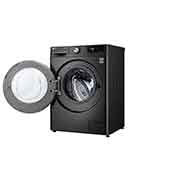 LG Lavasciuga 10,5/7kg AI DD | Serie V7 Classe E | 1400 giri, TurboWash 360, Vapore, Allergy Care, Eco Hybrid, Wi-Fi | Nera, F4DV710H2SE