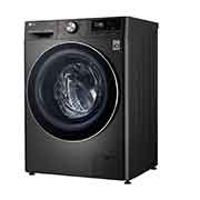LG Lavasciuga 10,5/7kg AI DD | Serie V7 Classe E | 1400 giri, TurboWash 360, Vapore, Allergy Care, Eco Hybrid, Wi-Fi | Nera, F4DV710H2SE