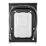 LG Lavasciuga 10,5/7kg AI DD | Serie V7 Classe E | 1400 giri, TurboWash 360, Vapore, Allergy Care, Eco Hybrid, Wi-Fi | Nera, F4DV710H2SE