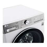 LG Lavasciuga 12/8kg AI DD | Serie V9 Classe E | 1400 giri, TurboWash 360, Vapore, Autodosaggio, Allergy Care, Wi-Fi | Bianca, F4DV912H2EA