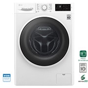 LG Lavasciuga Smart 8/5 kg Connettività NFC Oblò Ring White, F4J6TM0W