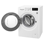 LG Lavasciuga Smart 8/5 kg Connettività NFC Oblò Ring White, F4J6TM0W