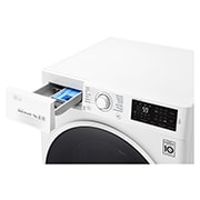 LG Lavasciuga Smart 8/5 kg Connettività NFC Oblò Ring White, F4J6TM0W