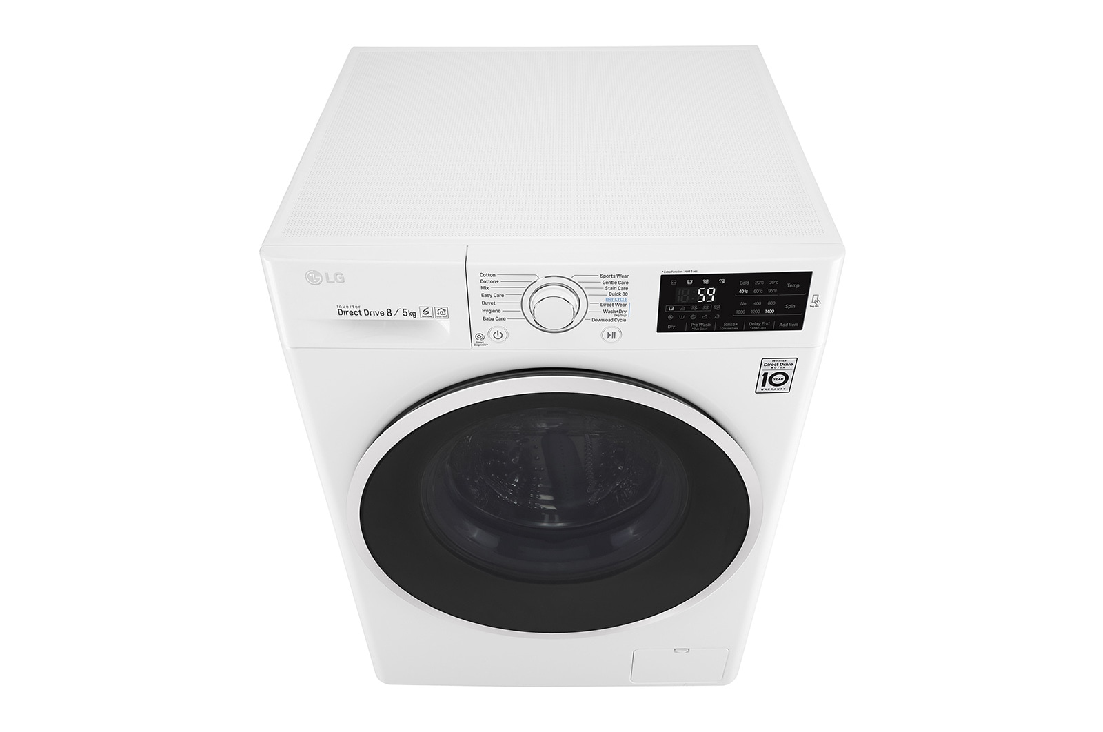 LG Lavasciuga Smart 8/5 kg Connettività NFC Oblò Ring White, F4J6TM0W