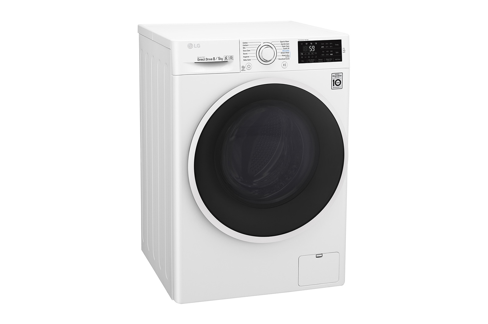 LG Lavasciuga Smart 8/5 kg Connettività NFC Oblò Ring White, F4J6TM0W