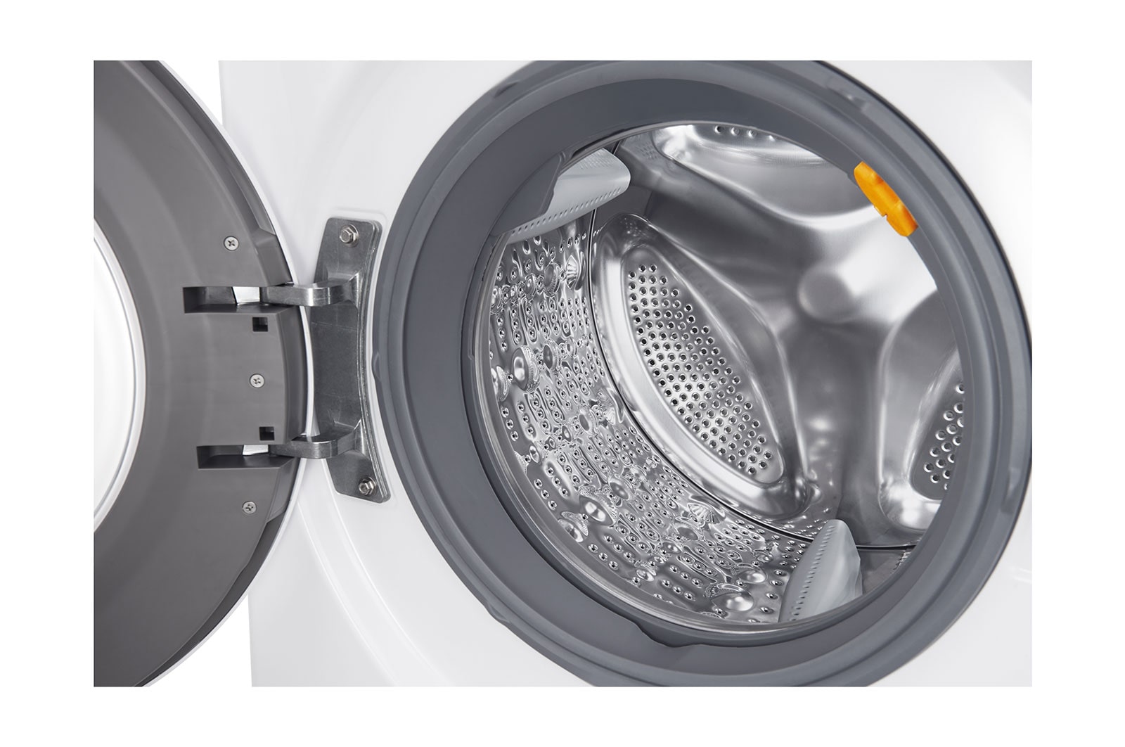 LG Lavasciuga Smart Eco Hybrid 9/6 kg  Lavaggio a vapore Wi-Fi Oblò Ring Cromato, F4J8FH2W