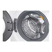 LG Lavasciuga Smart Eco Hybrid 9/6 kg  Lavaggio a vapore Wi-Fi Oblò Ring Cromato, F4J8FH2W