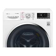 LG Lavasciuga Smart Eco Hybrid 9/6 kg  Lavaggio a vapore Wi-Fi Oblò Ring Cromato, F4J8FH2W