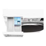 LG Lavasciuga Smart Eco Hybrid 9/6 kg  Lavaggio a vapore Wi-Fi Oblò Ring Cromato, F4J8FH2W
