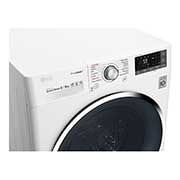 LG Lavasciuga Smart Eco Hybrid 9/6 kg  Lavaggio a vapore Wi-Fi Oblò Ring Cromato, F4J8FH2W