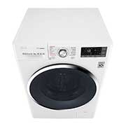 LG Lavasciuga Smart Eco Hybrid 9/6 kg  Lavaggio a vapore Wi-Fi Oblò Ring Cromato, F4J8FH2W